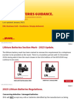 DHL Express Lithium Battery Guide