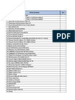 List Perbandingan Harga 2023