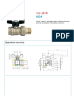 Scheda Tecnica Rubinetterie Bresciane Bonomi S P A 4504