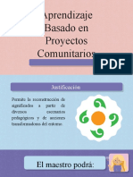 Aprendizaje Basado en Proyectos Comunitarios 1