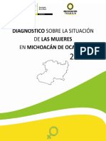 Diagnóstico Sobre La Situación de Las Mujeres en Michoacán D