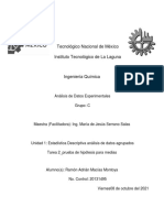 Tarea - 2 - Prueba de Hipotesis para Medias