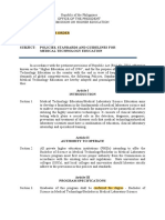 CHED MEMORANDUM ORDER No. 14 Series of 2006