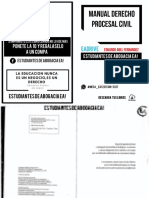 Manual de Derecho Procesal Civil - Abel Fernández