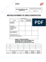 Procedure For Cable Construction Rev. 0