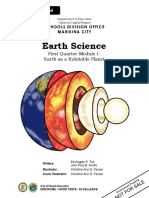 SHS - EARTH SCIENCE - Q1 - M1 - Earth-as-a-Habitable-Planet