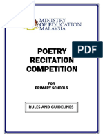 Poetry Recitation Competition For Primary Schools