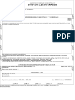 Formulario de Impresión de Constancia de Inscripción