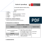 Sesiòn de Aprendizaje Eba 1° Iii B