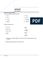 AQA Maths For A-Level Science Test