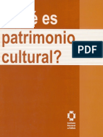 Qué Es Patrimonio Cultural