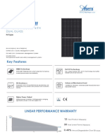 Anern 580W Half-Cell N-Type Bifacial Module With Dual Glass Mono Solar Panels Datasheet