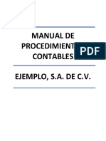 Seminario de Contabilidad - Semana #03, Manual de Procedimientos Contables