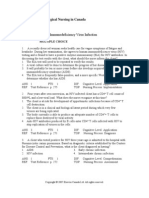 Test Bank: Chapter 14: Human Immunodeficiency Virus Infection