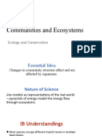 Communities and Ecosystems