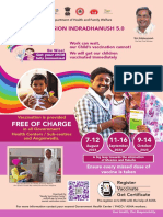 Health Dept Indradhanush Collaterals - Poster - V8