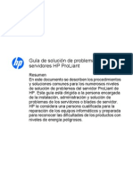 Guía de Solución de Problemas de Servidores HP Proliant