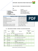 Plan de Tutoria y Convivencia 2023