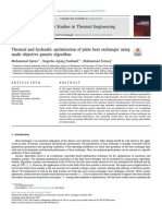 Thermal and Hydraulic Optimization of Plate Heat Exchanger Using Multi Objective Genetic Algorithm