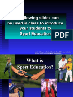 Introduction To Sport Education