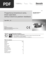 Ficha Tecnica Valvulas Proporcionales Direccionales Directas Sin Feedback 4WRA6-XE ATEX-II2G CETOP3-NG6 Bosch Rexroth