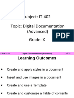 X IT-402 Digital Documentatn