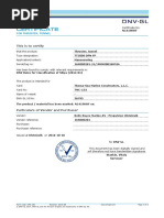 153P DNV Certificate Tunnel Thruster 1