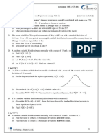 Normal Distribution Ws & Ms