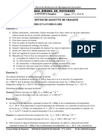 Thème: Notion de Quantite de Chaleur: Travaux Diriges de Physiques Proposé Par M. LONTOUO Senghor