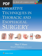 Dokumen - Pub - Operative Techniques in Thoracic and Esophageal Surgery 1st Edition 9781496318954