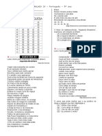 Simulado 14 Port. 9o Ano