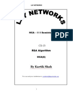 RSA Algorithm CS13