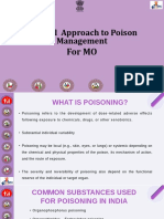 Emergency Care For MO - General Approach To Poison Management