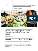 How To Keep Your Produce Fresh For Weeks - Wirecu