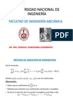 U2 D3 2023-1 M Variacion Parametros-M Reduccion de Orden-Euler-Cauchy