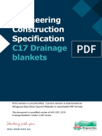 c17 Drainage Blankets Specifications