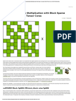 Accelerating Matrix Multiplication With Block Sparse Format and NVIDIA Tensor Cores - NVIDIA Technical Blog