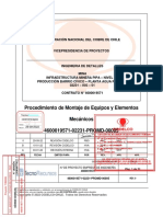 TECNORECURSOS Procedimiento de Montajes y Equipos Mecanicos PLANTA AGUA POTABLE