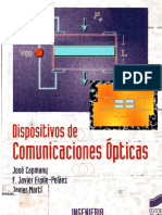 Jose Capmany Francoy, Francisco Javier Fraile-Pelaez, Javier Marti - Dispositivos de Comunicaciones Opticas-Sintesis Editorial (2000)