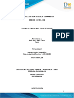 Pos-Tarea Sustentacion Del Proyecto Introduccion A La Regencia en Farmacia 21 de Julio