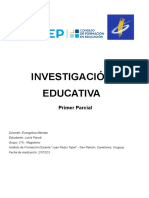 1er Parcial INVESTIGACIÓN