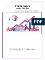 A Case Study On Tourism Management in Bangladesh.