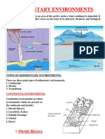 Sedimentary Environments