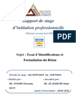 SIP Essais - Et.formulation - Du.beton LPEE