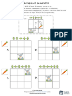 Jeux Reperage Spatial Deplacement Quadrillage Lapin