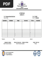 ACTION Plan For Objective 15