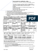 BE LATERAL Admission 2022-23