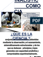 Criminalistica Como Ciencia