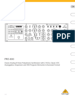 PRO-800 English Only Quickstart Manual