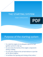 The Starting System